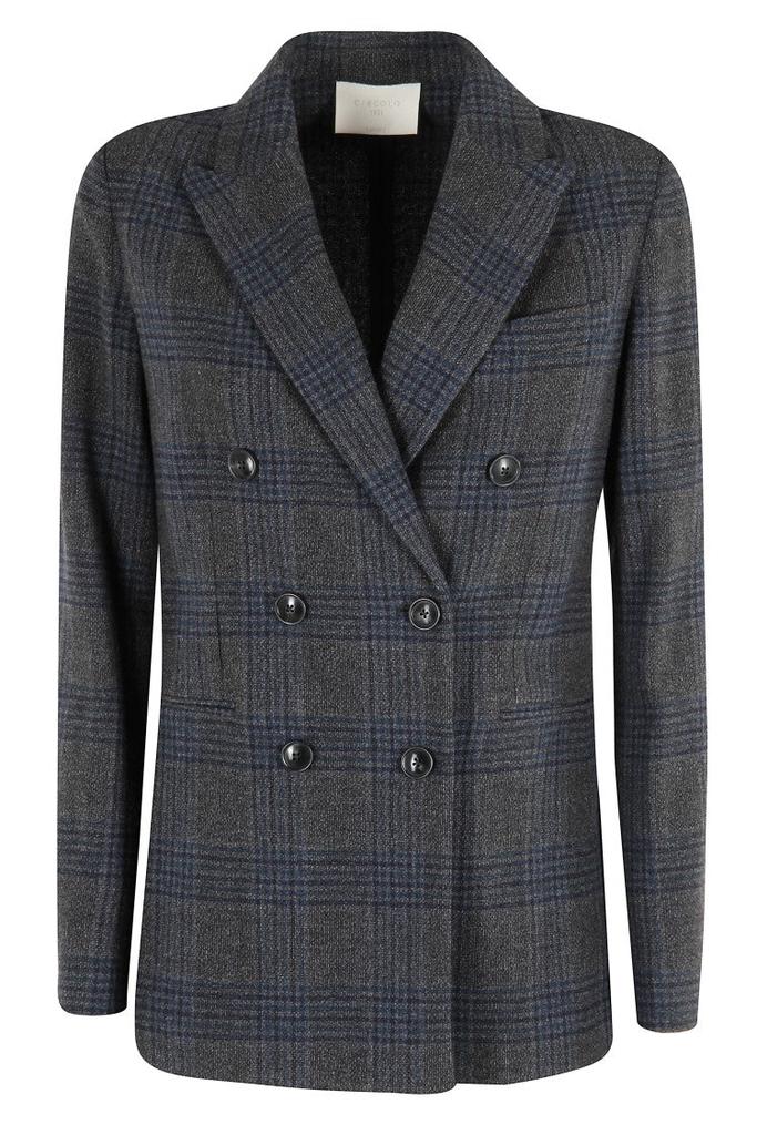 Circolo 1901 Double-Breasted Wool And Cashmere Jacket