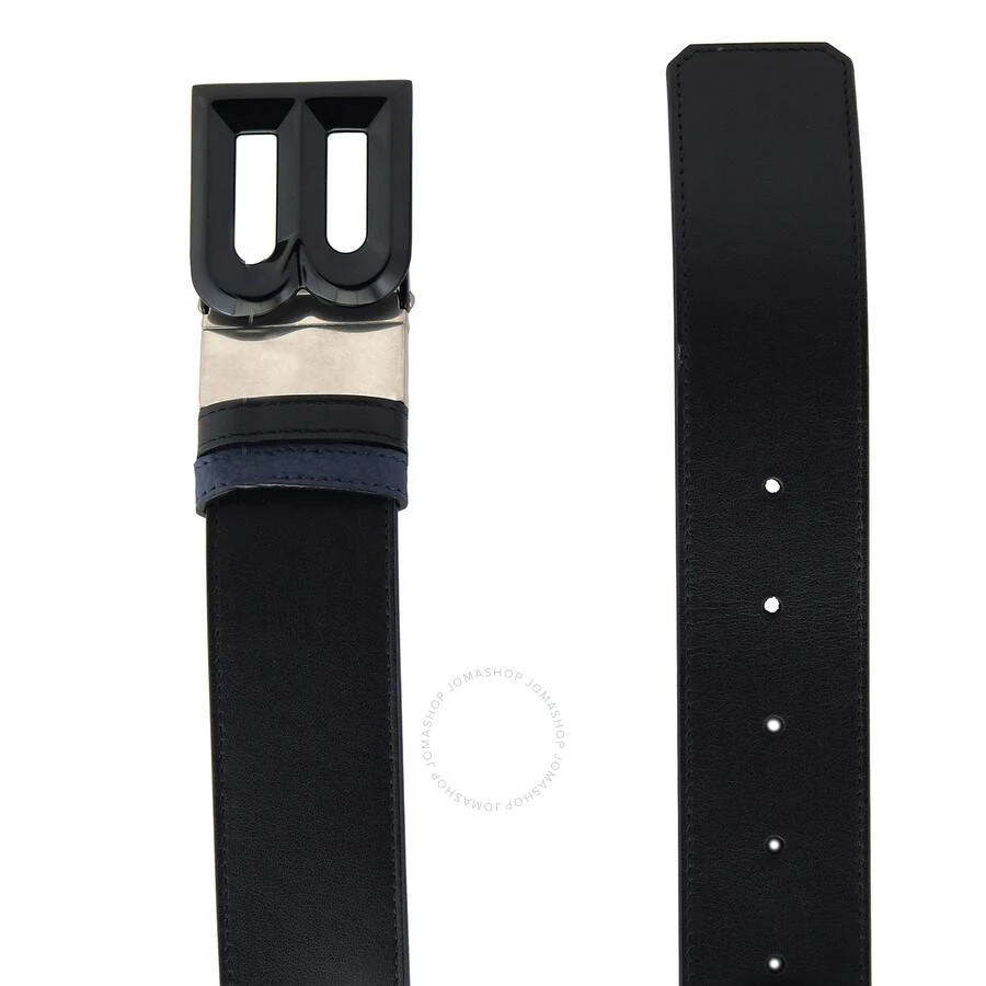 Bally B-Logo Buckle Reversible Leather Belt 3