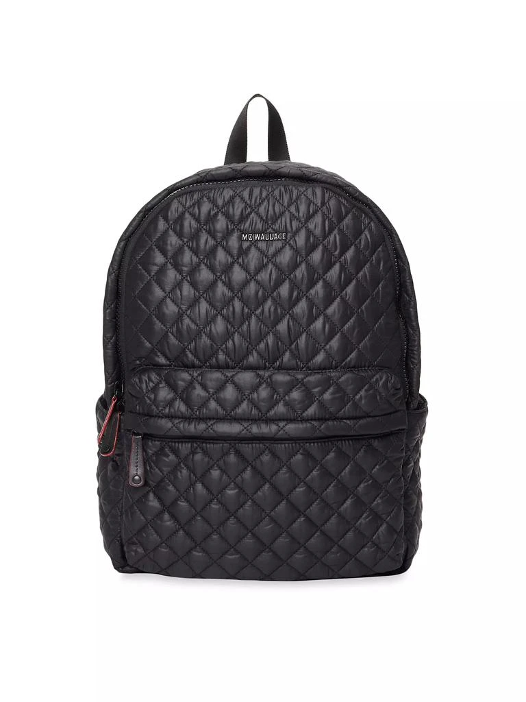 MZ Wallace Metro Quilted Nylon Backpack Deluxe 1