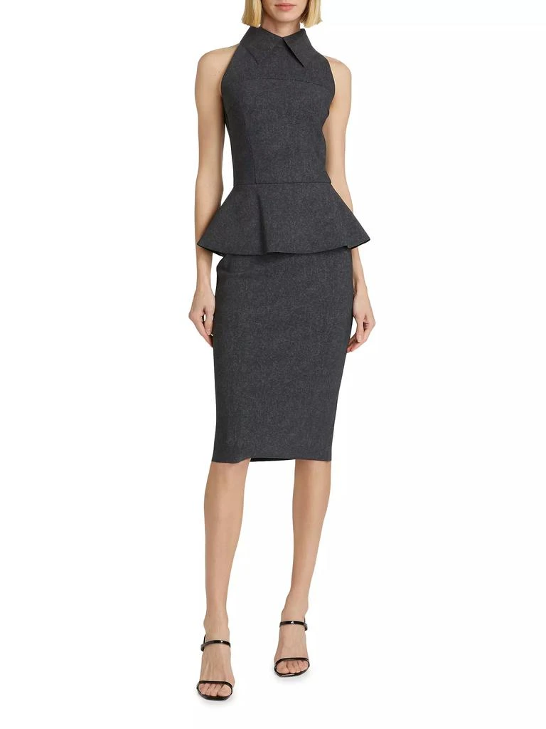 Chiara Boni Idino Peplum Cocktail Dress 3