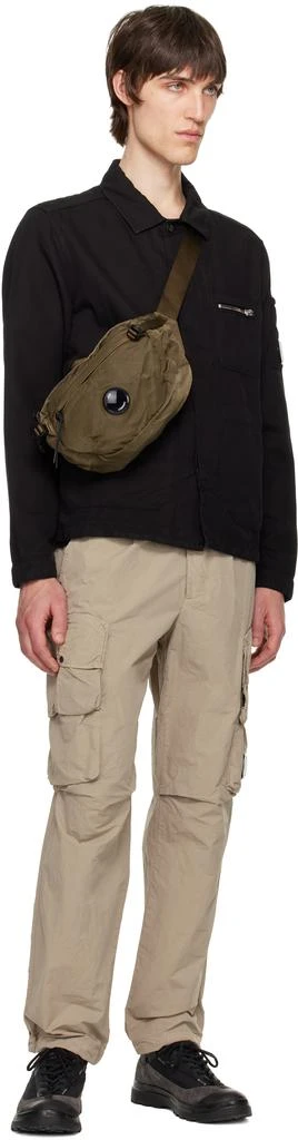 C.P. Company Beige Flatt Nylon Cargo Pants 5