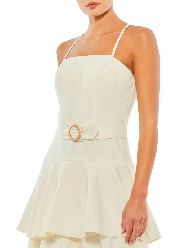 Mac Duggal Belted Ruffle Midaxi Dress 3