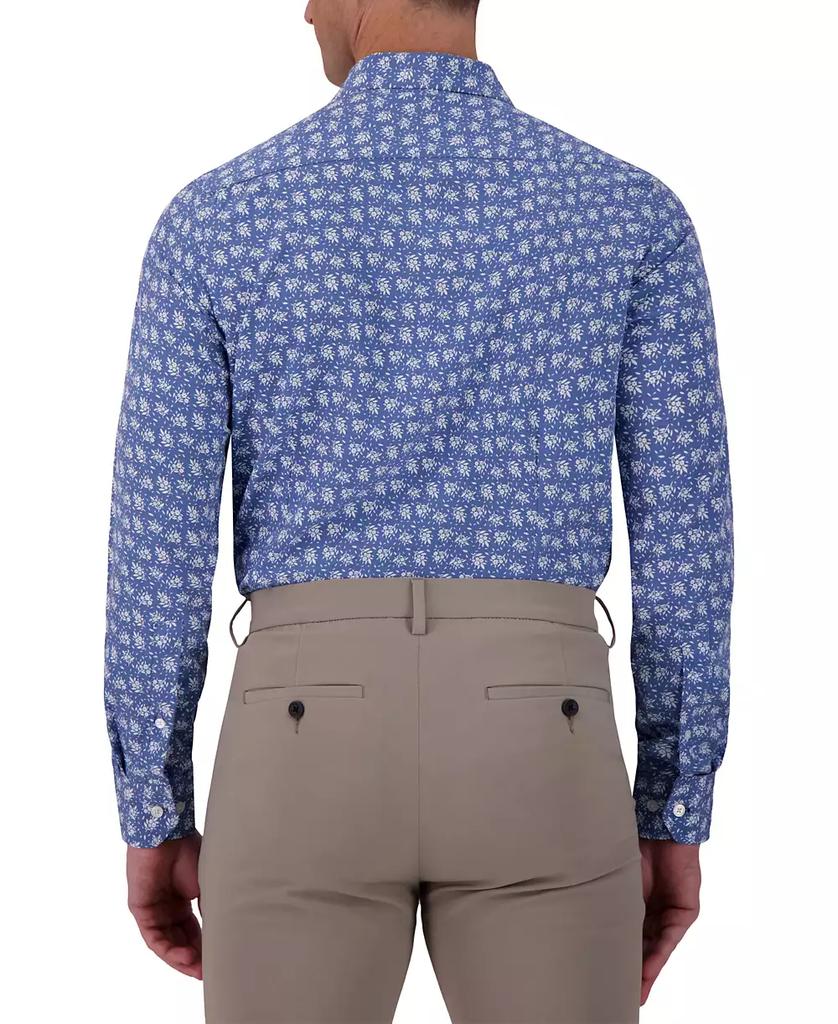 Report Men's Slim-Fit Floral-Print Shirt