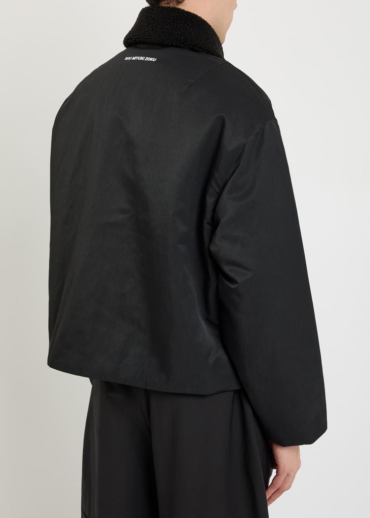 MKI Miyuki Zoku Padded shearling-collar nylon jacket - BeyondStyle