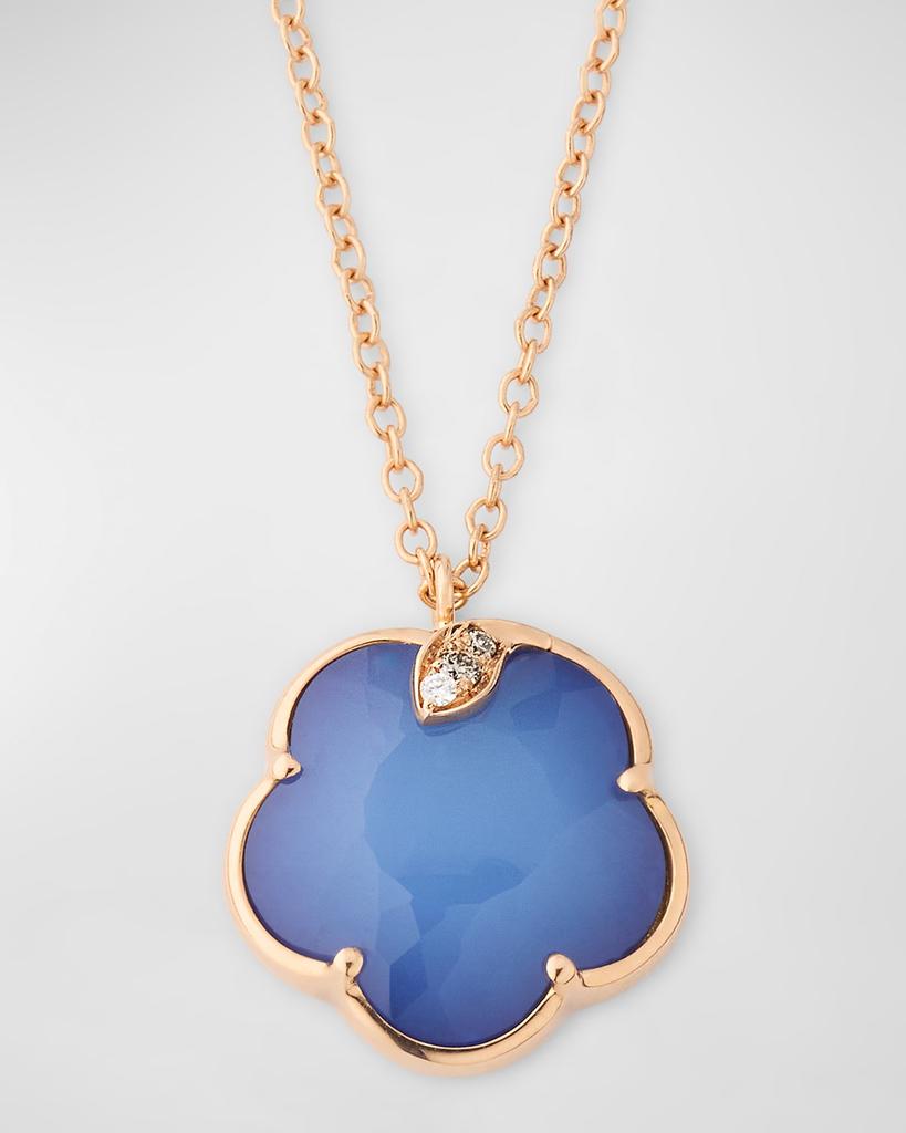 Pasquale Bruni 18k Rose Gold Joli Necklace with Diamonds