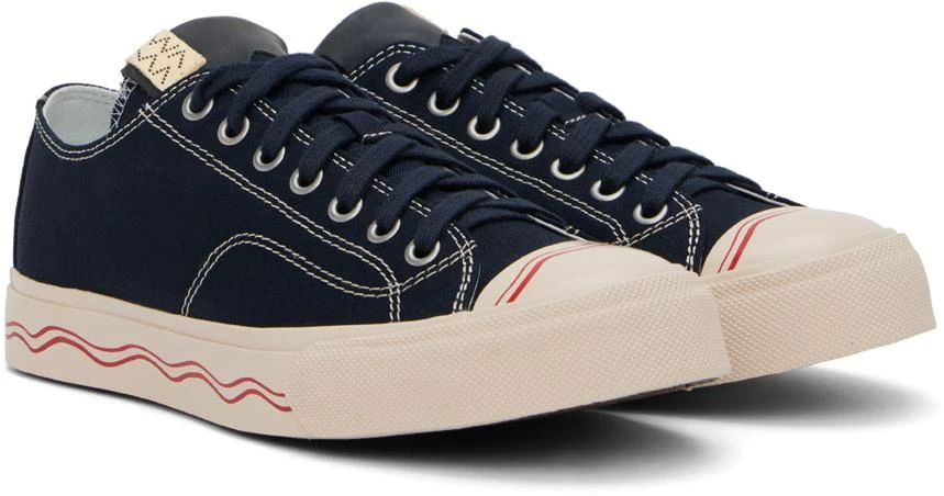 VisVim Navy Seeger Lo Sneakers 4