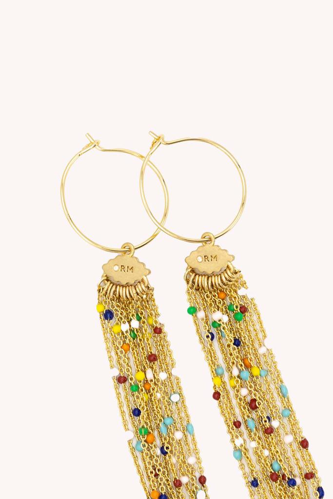 Rebecca Minkoff Tassel Multi Bead Earring