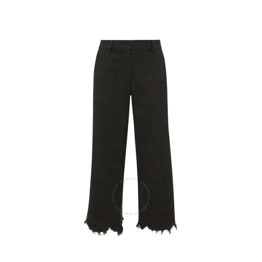 パンツ J W ANDERSON IVORY COTTON BLEND WIDE-LEG PANT JW Anderson Ivory cotton blend wide-leg pant Ivory-cotton 4