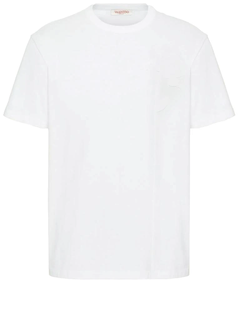 Valentino T-shirt with flower embroidery 1