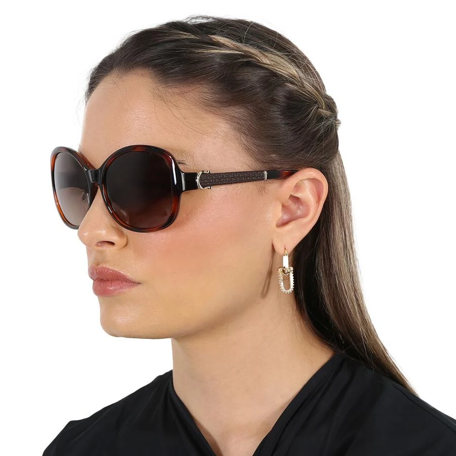 Salvatore Ferragamo Salvatore Ferragamo Brown Gradient Butterfly Sunglasses SF744SLA 214 59 2