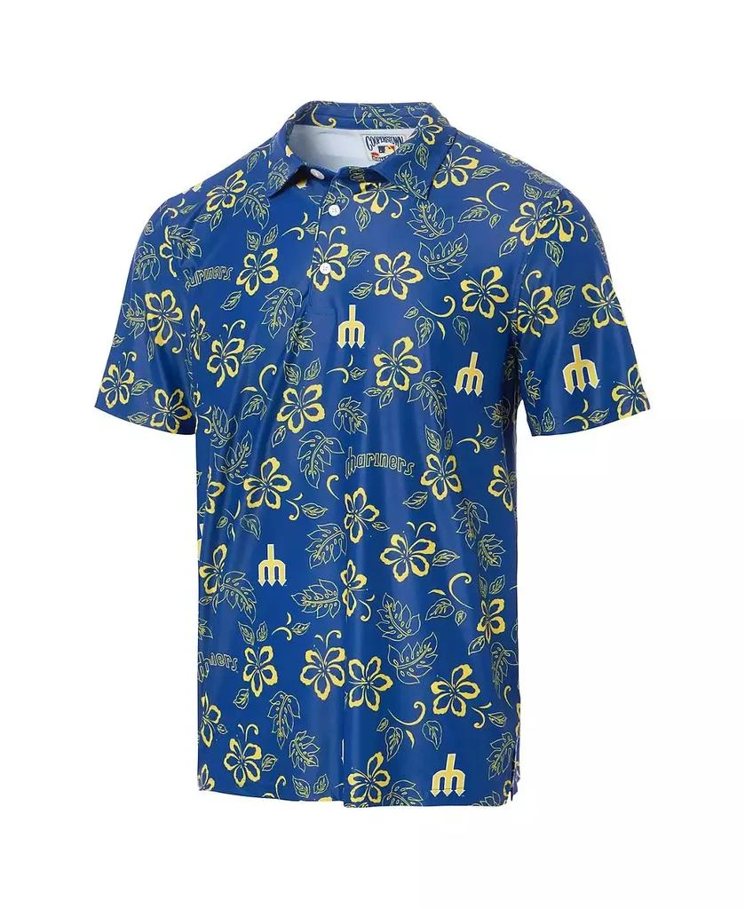Reyn Spooner Men's Royal Seattle Mariners Cooperstown Collection Performance Polo Shirt 2