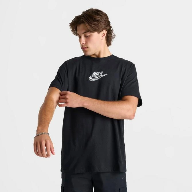 NIKE Men's Nike Sportswear Chrome Futura Logo T-Shirt 3