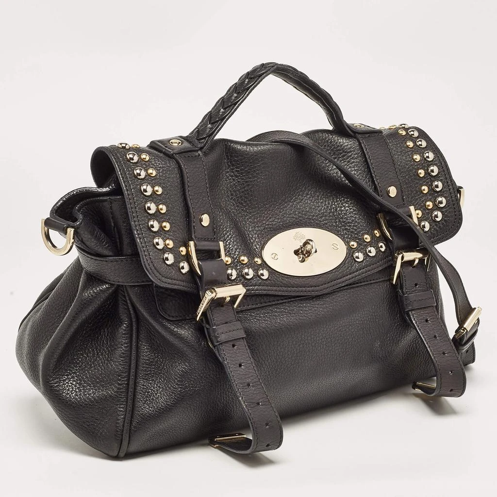 Mulberry Mulberry Black Leather Alexa Satchel 4
