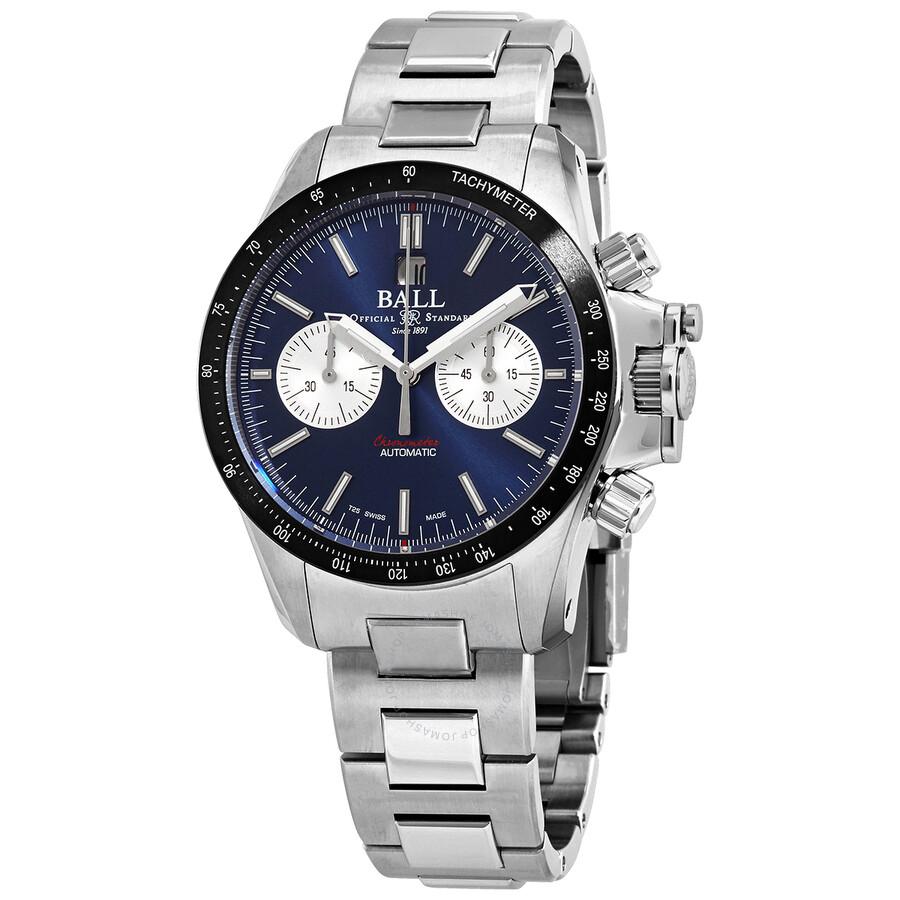 Ball Engineer Hydrocarbon Racer Chronograph Automatic Crystal Blue Dial Men's Watch CM2198C-S1CJ-BE