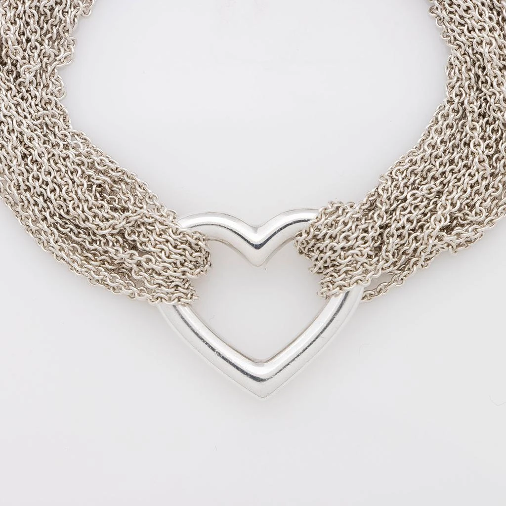 Tiffany & Co. . Sterling Silver Multistrand Heart Bracelet 3