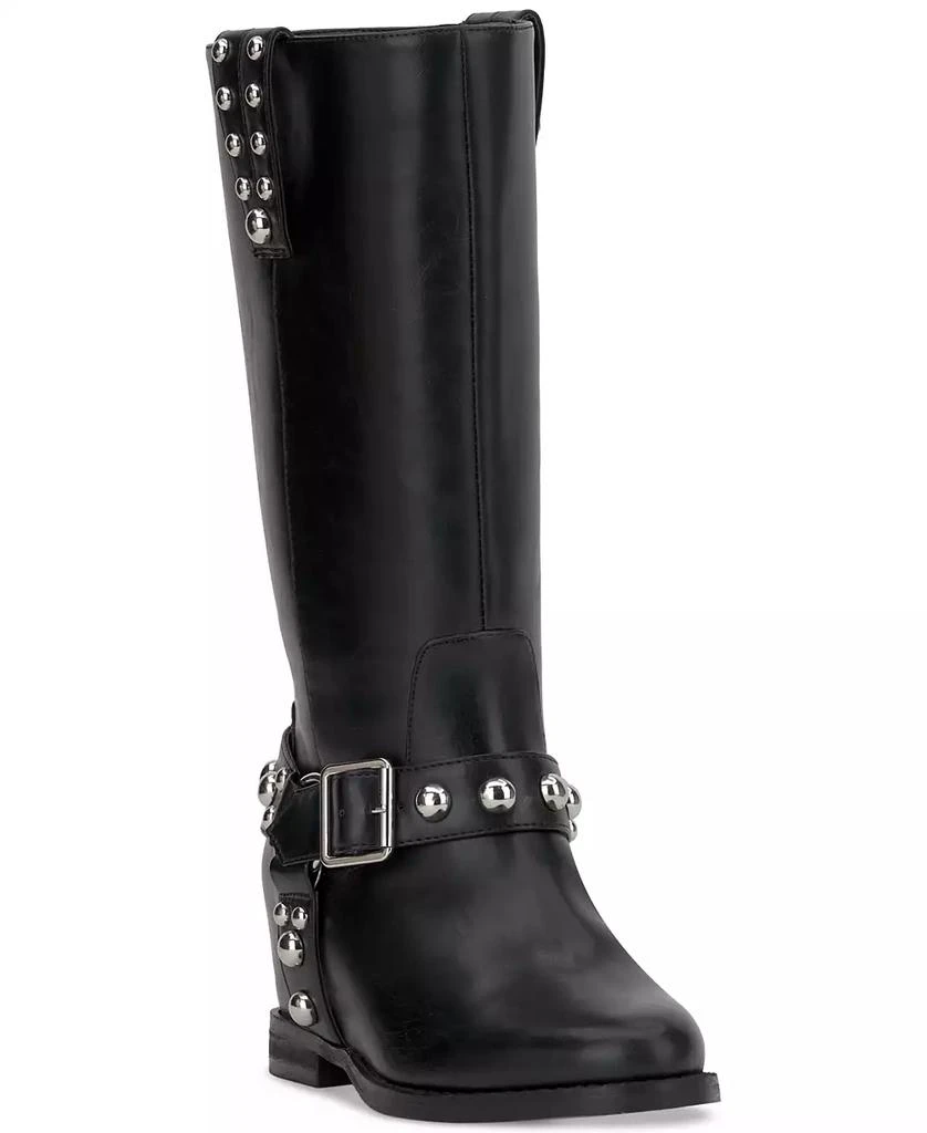 Jessica Simpson Women's Milley Studded Harness Moto Boots 1