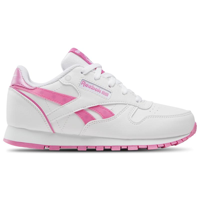 Reebok Reebok Classic Leather Step N Flash - Girls' Preschool