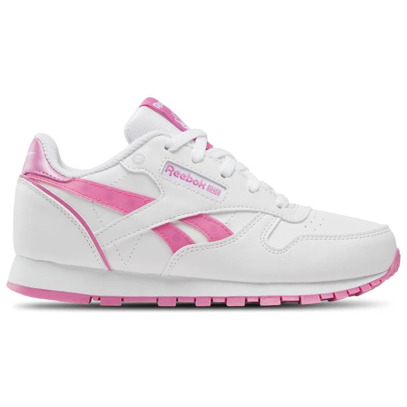 Reebok Reebok Classic Leather Step N Flash - Girls' Preschool 1