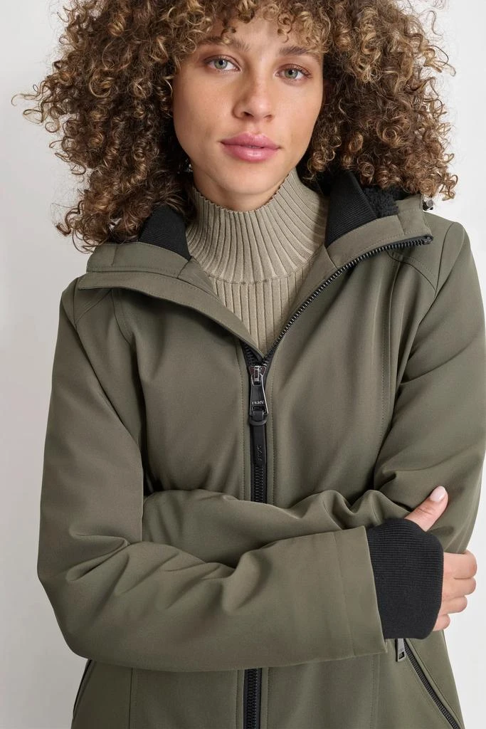 DKNY VALBOA LINED SOFT SHELL JACKET 5