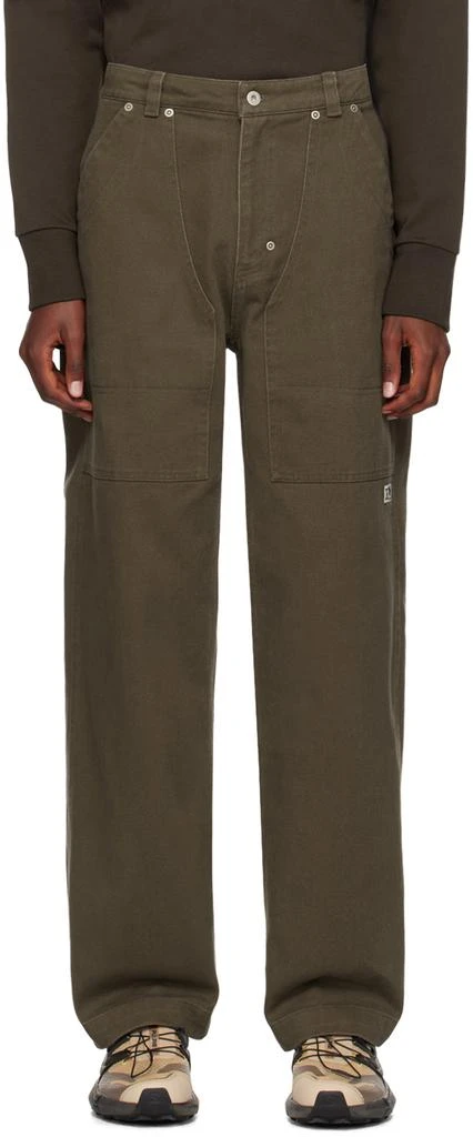 Kijun Brown Patchwork Trousers 1