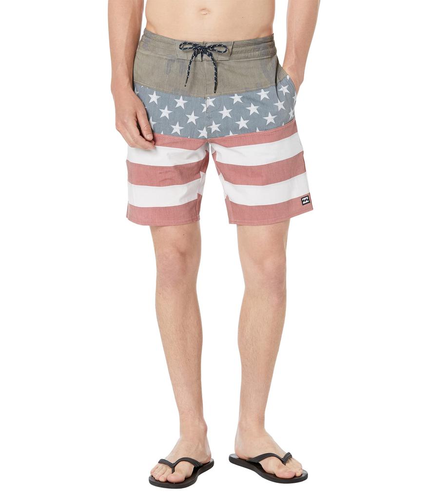 Billabong Stars and Stripes Tribong Lo Tides 19" Boardshorts