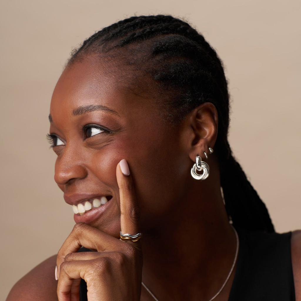 Orelia London Statement Interlocking Earrings