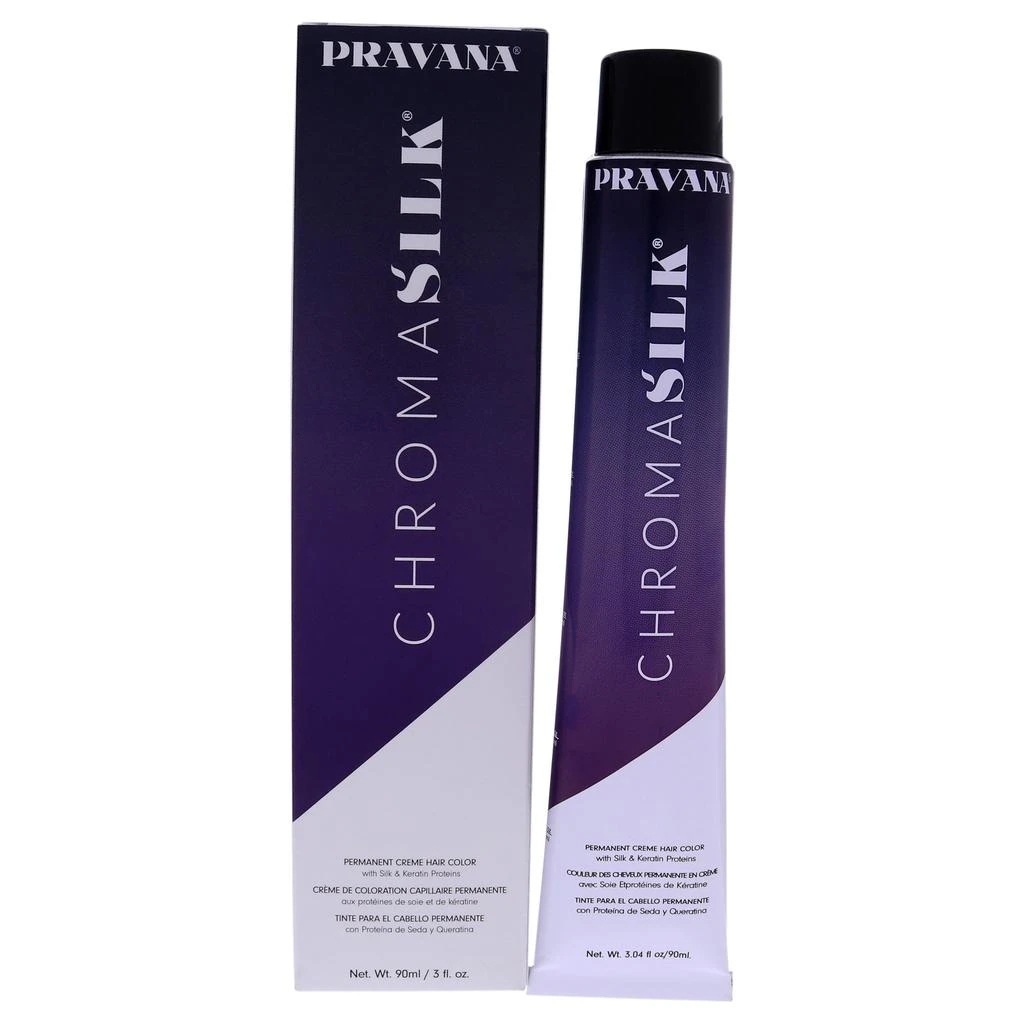 Pravana ChromaSilk Creme Hair Color - 6.3 Dark Golden Blonde by  for Unisex - 3 oz Hair Color 1