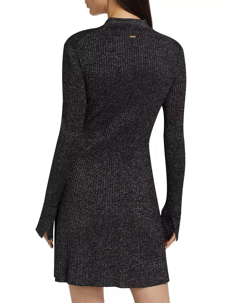 Lurex Ribbed Knit Mini Dress Lurex Ribbed Knit Mini Dress