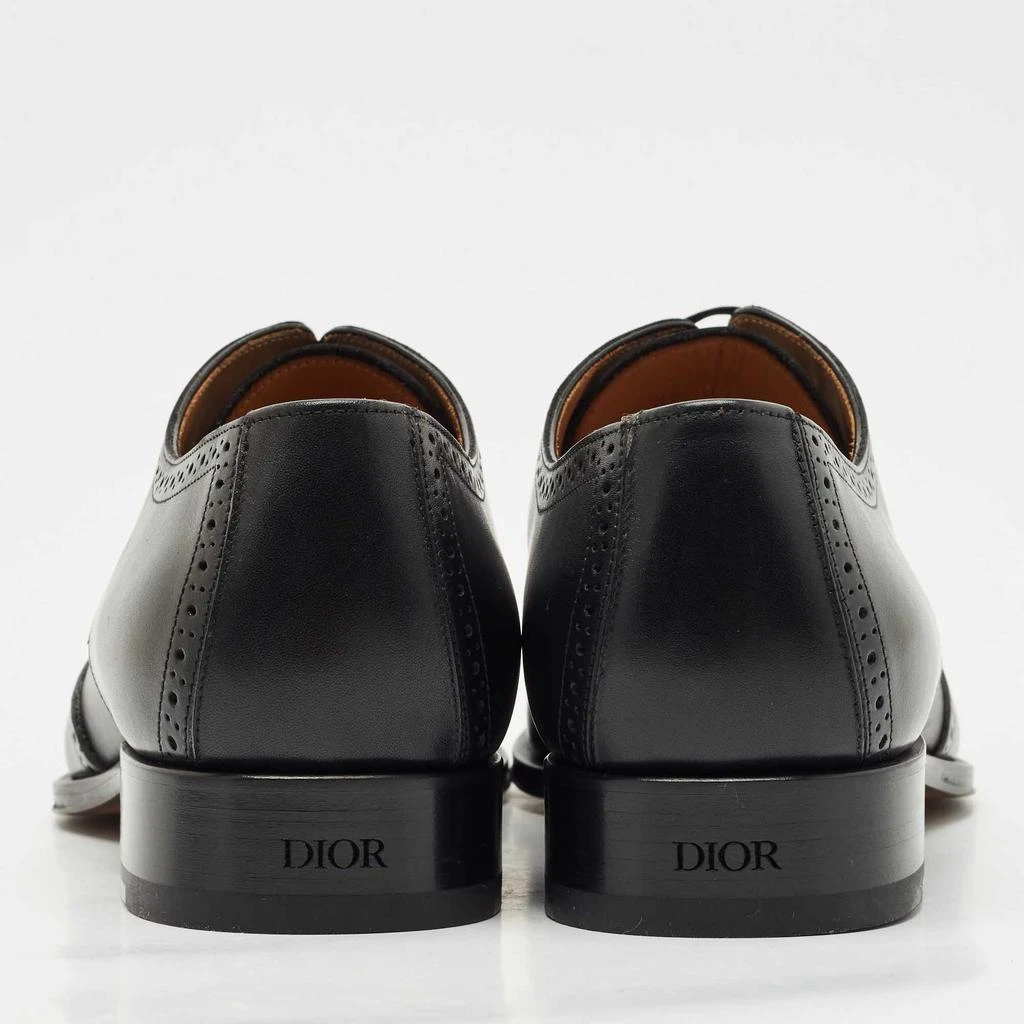 Dior Dior Black Brogue Leather Lace Up Derby Size 43.5 5