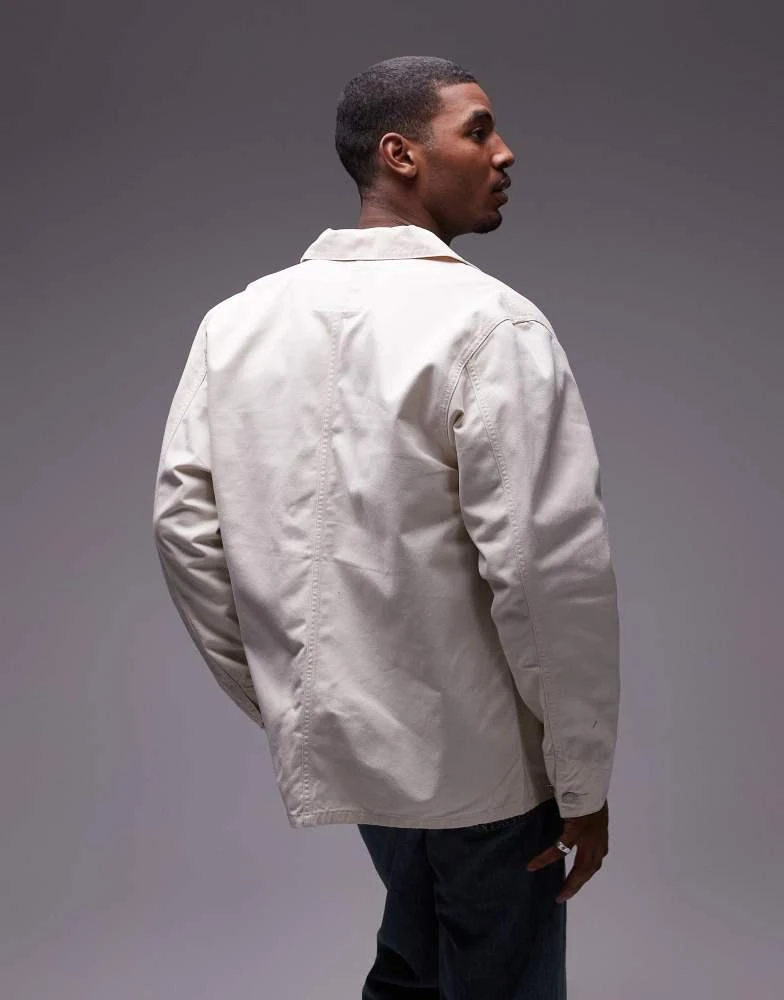 Levi's Levi's Workwear capsule broadway engineer coat in white 3
