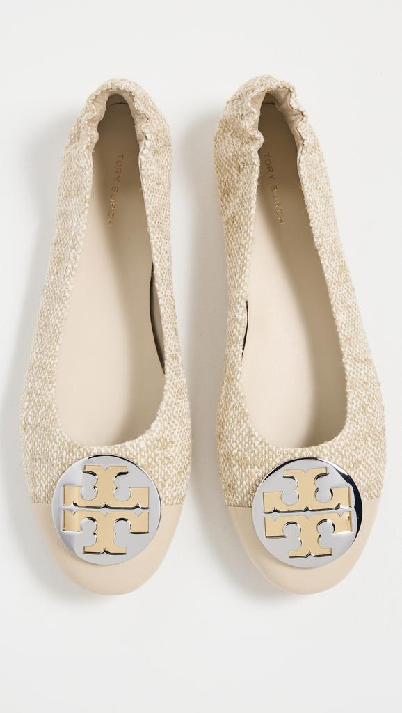 Tory Burch Claire Cap-Toe Ballet Flats