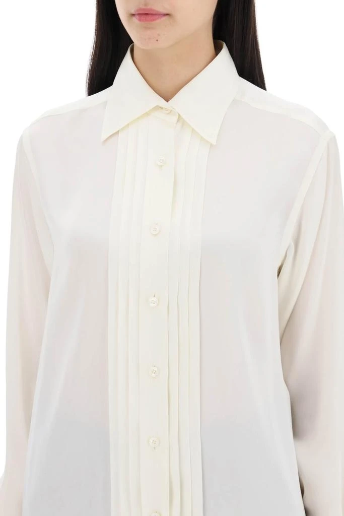 Tom Ford Women's Silk Charmeuse Blouse Shirt 4