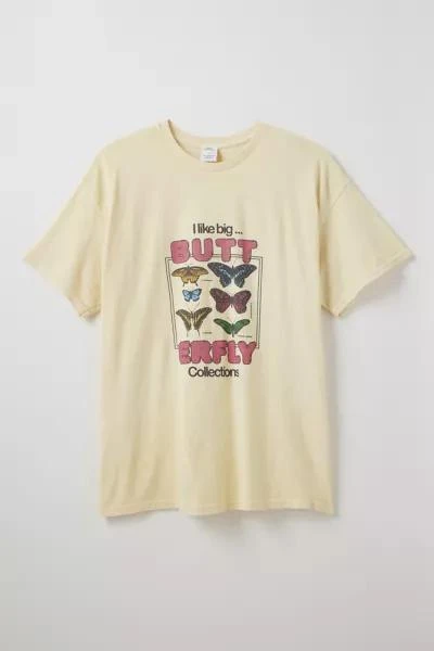 Urban Outfitters I Like Butterfly Collections Cotton Graphic Tee 1