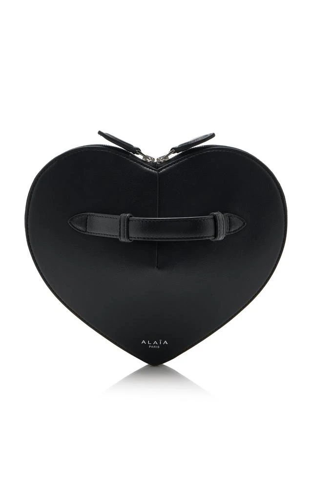 Alaïa ALAÏA - Le Coeur Leather Clutch - Black - OS - Moda Operandi 1