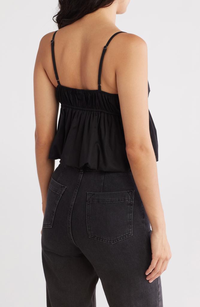 Abound Bubble Peplum Crop Top