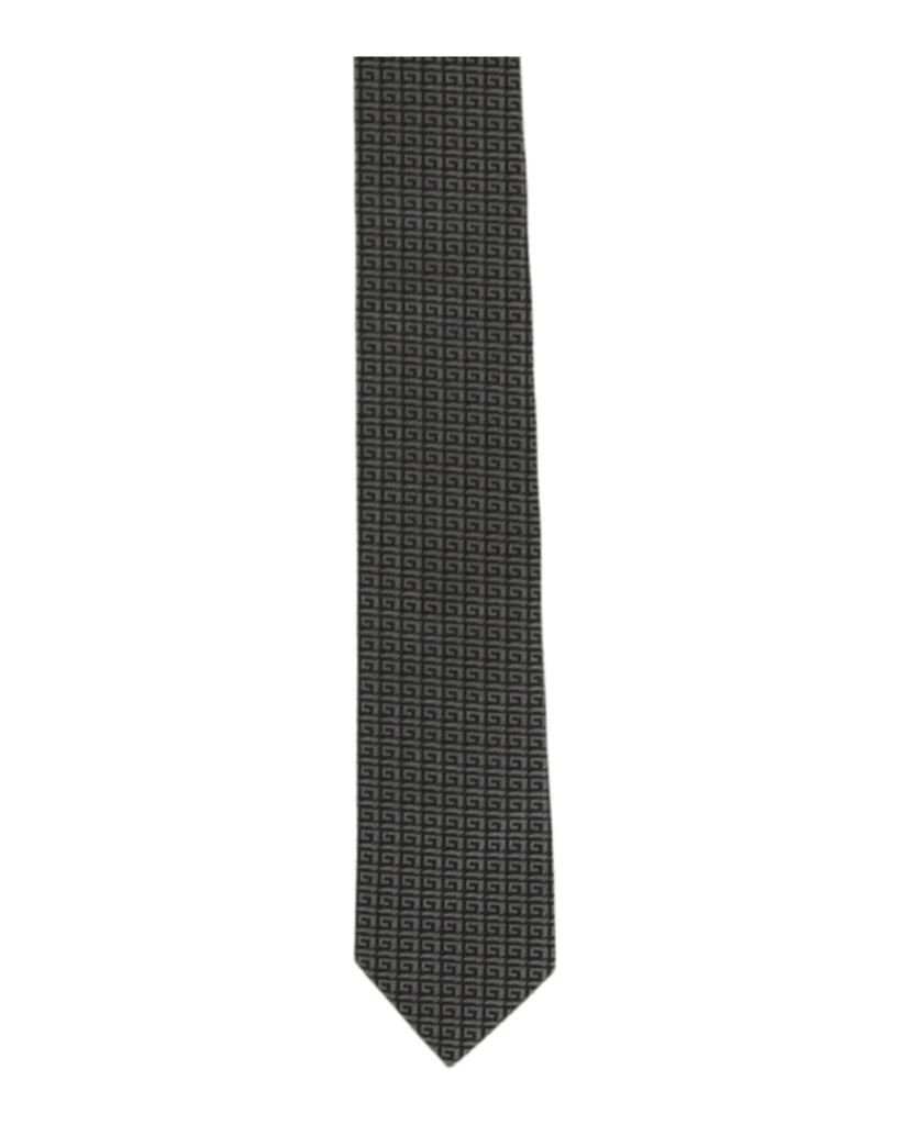 Givenchy Logo Patterned Silk Tie 4