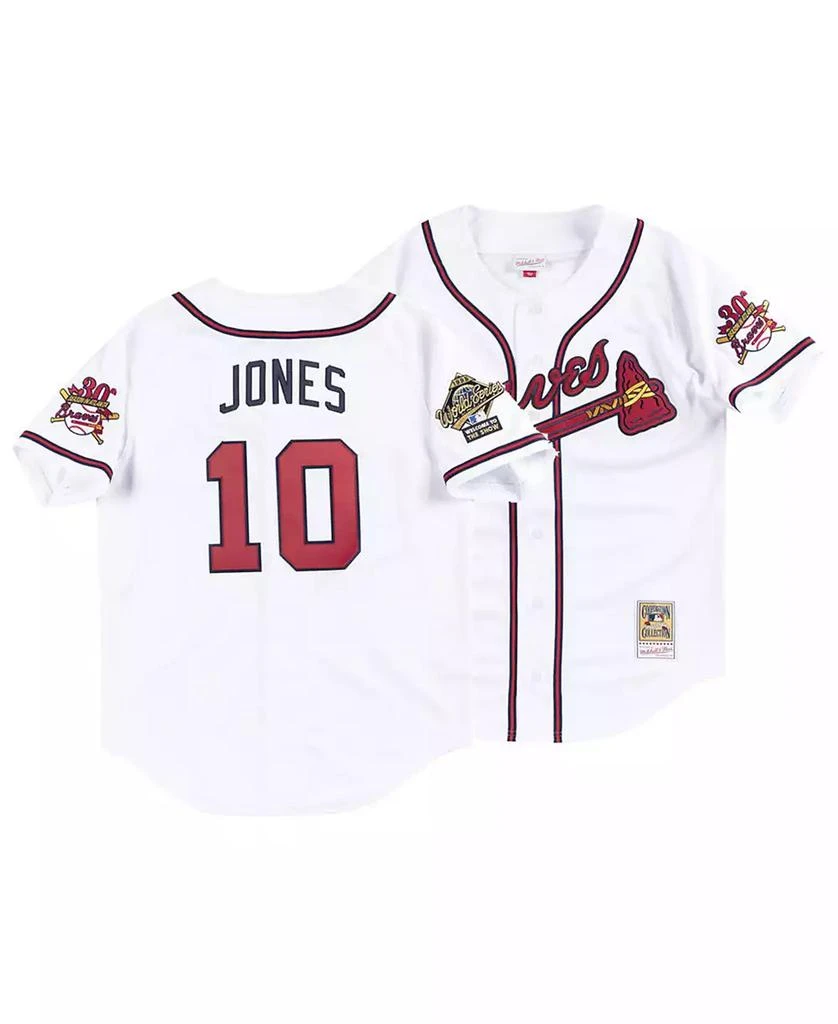Mitchell & Ness Men's Chipper Jones Atlanta Braves Authentic Cooperstown Jersey 1
