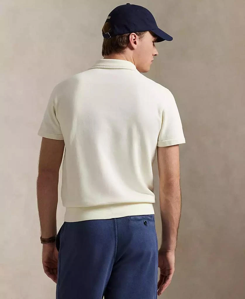 Ralph Lauren Men's Loopback Fleece Polo-Collar Sweatshirt 4