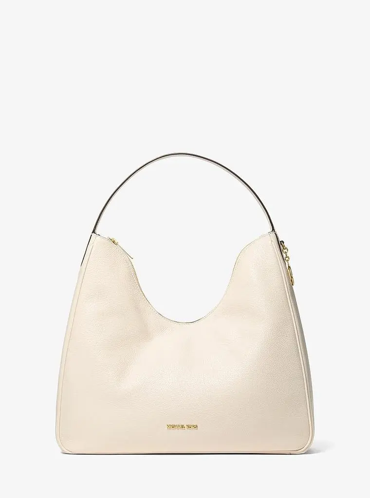 Michael Kors Nayla Medium Pebbled Leather Shoulder Bag
