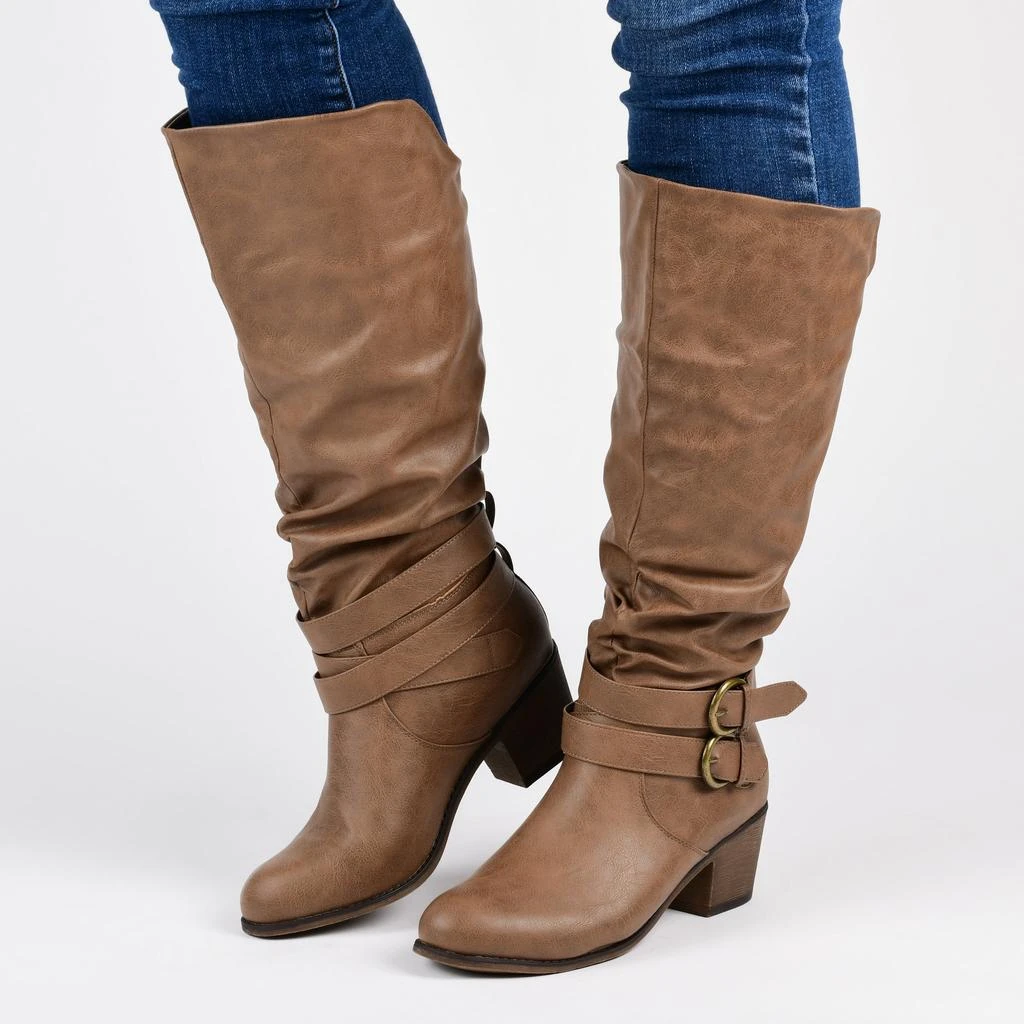 Journee Collection Journee Collection Women's Wide Calf Late Boot 6