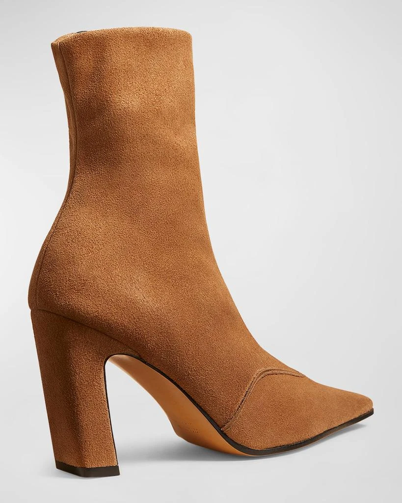 Khaite Nevada Suede Ankle Booties 4