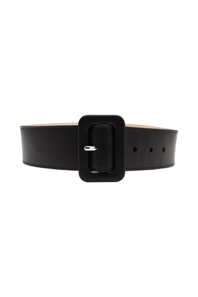 MAISON MARGIELA Rectangular Buckle Leather Belt With 