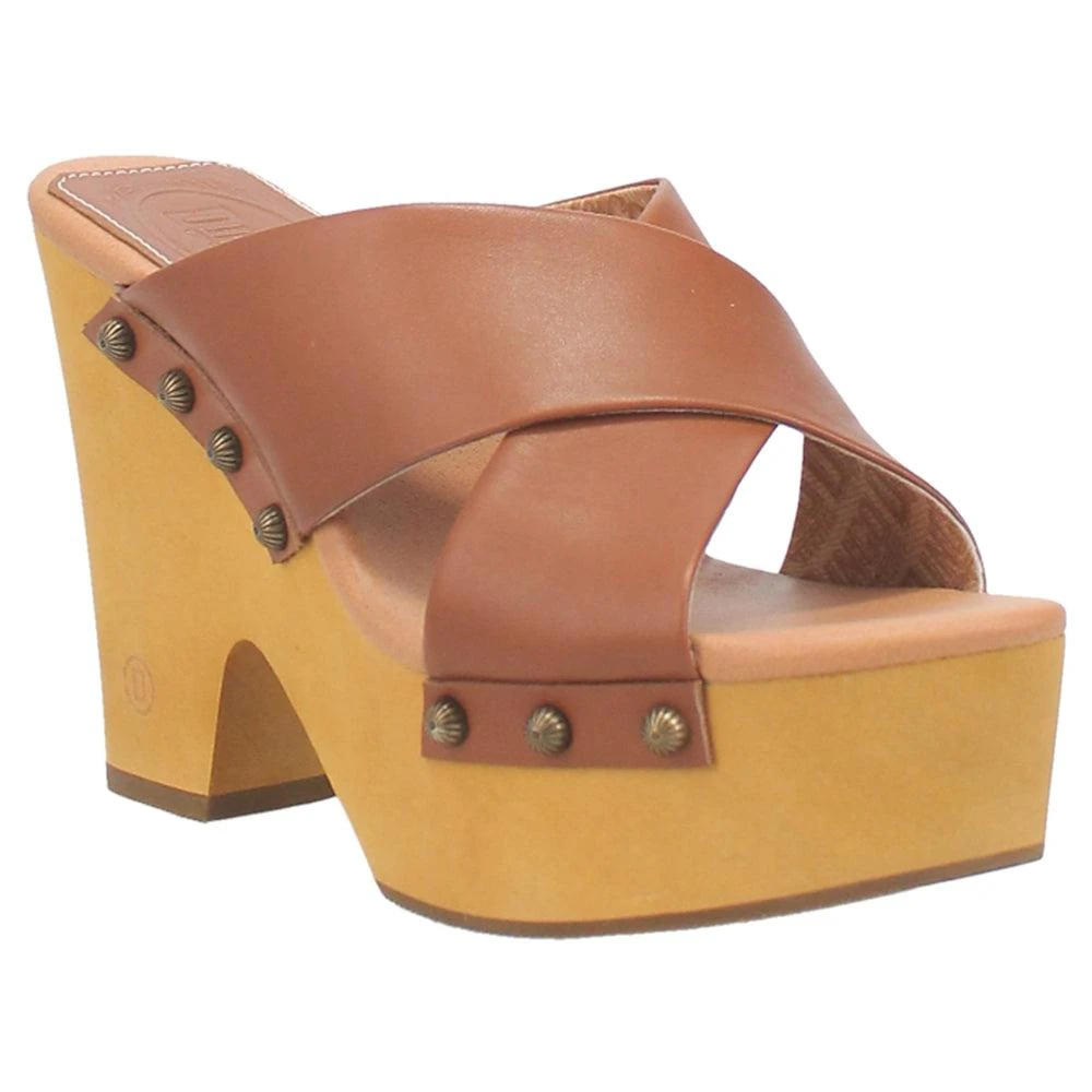Dingo Driftwood Studded Platform Sandals 2