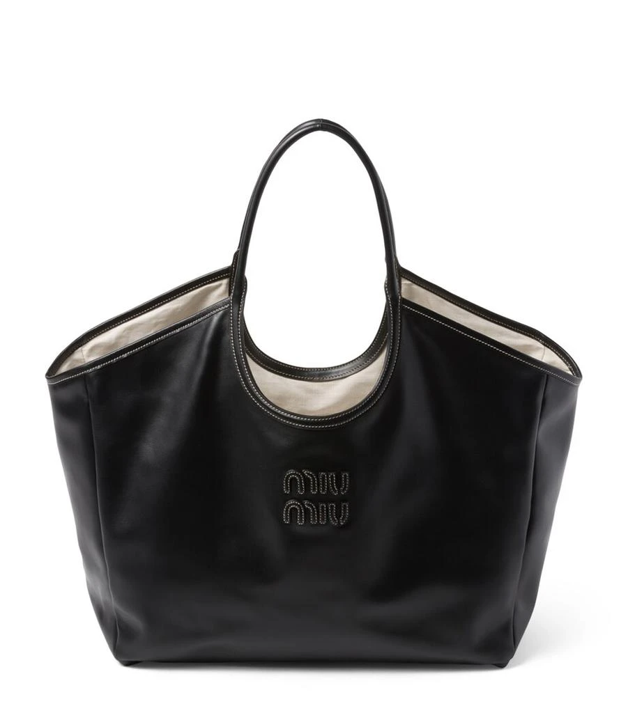 Miu Miu Leather Ivy Tote Bag 1