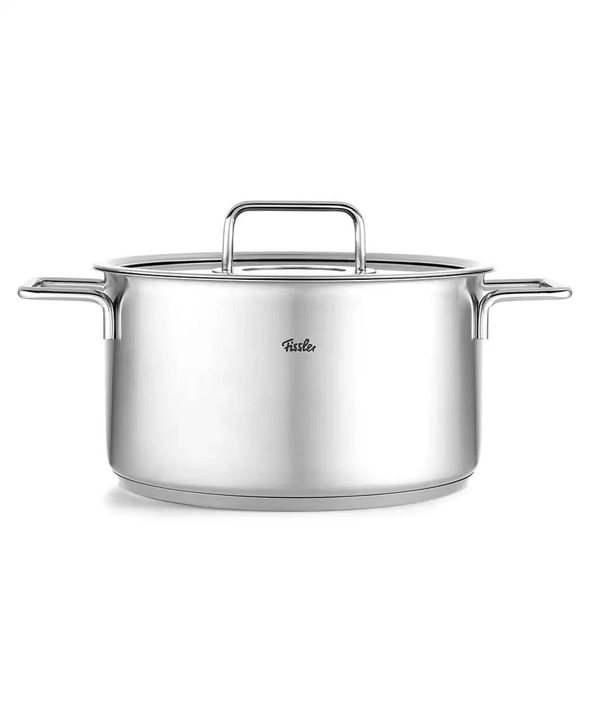 Fissler Pure Collection Stainless Steel 6.7 Quart Stock Pot with Glass Lid 1