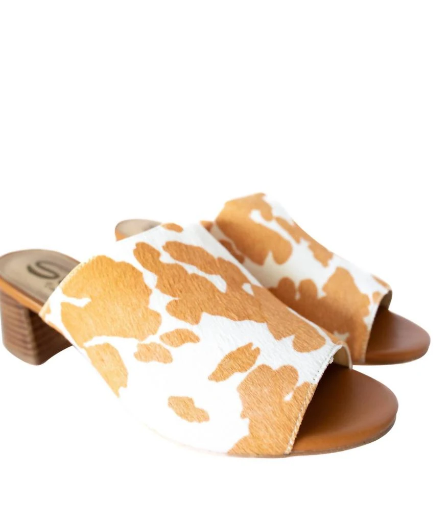Sbicca Sbicca - Women's Richwood Peeptoe Cowhide Slide 4