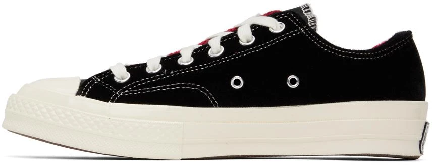 Converse Black & Red Chuck 70 OX Sneakers 3