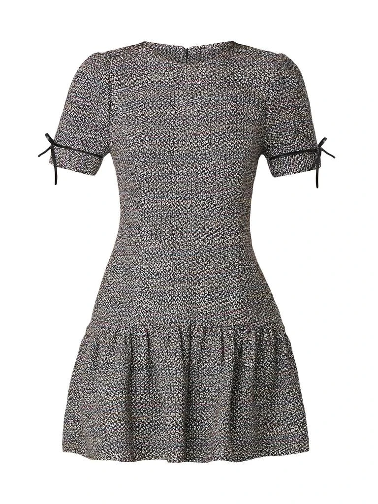 Shoshanna Ivey Tweed Drop-Waist Minidress 4