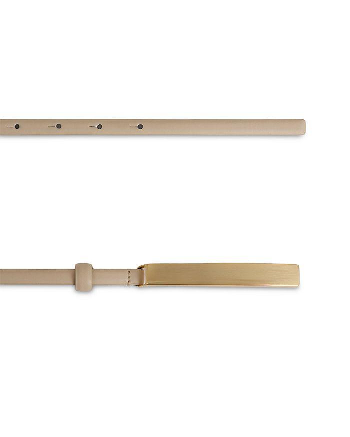 REISS Ivy Skinny Leather Belt