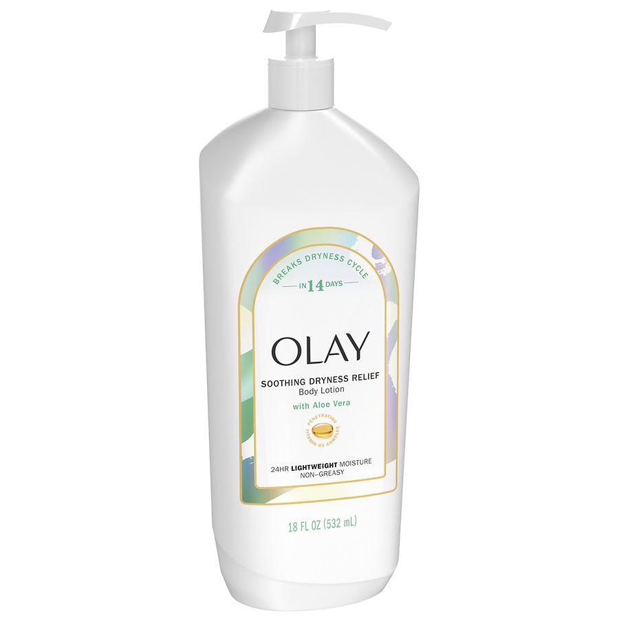 Olay Hand & Body Lotion Soothing Dryness Relief with Aloe Vera